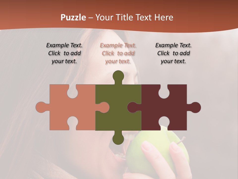 Nature Hair Looking PowerPoint Template