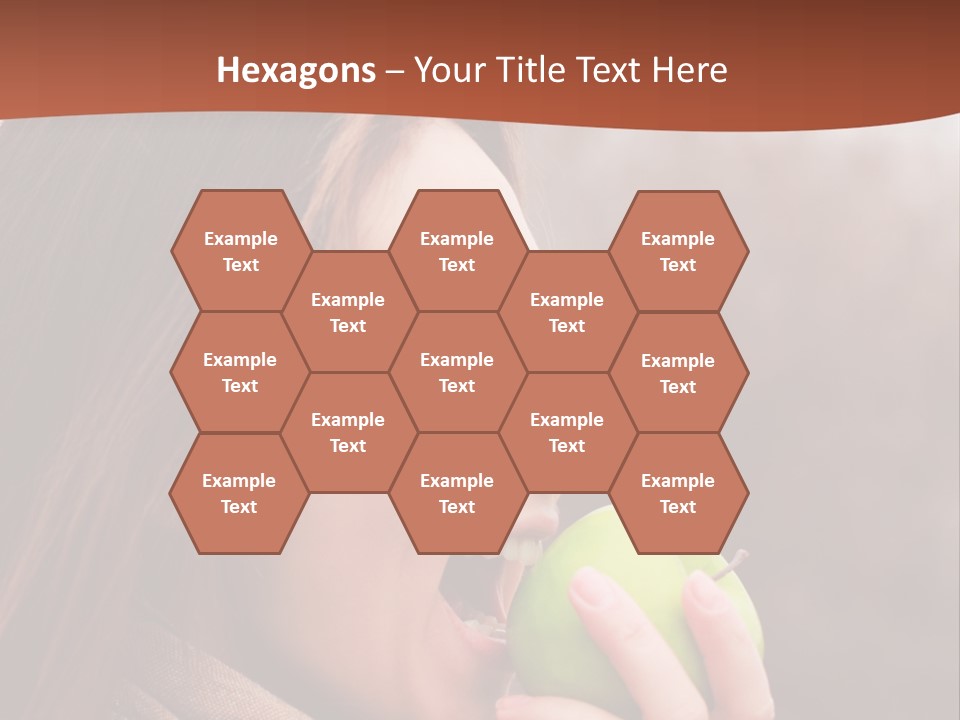 Nature Hair Looking PowerPoint Template