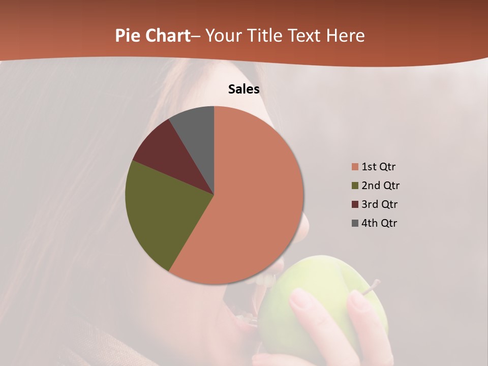 Nature Hair Looking PowerPoint Template