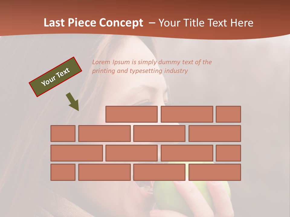 Nature Hair Looking PowerPoint Template