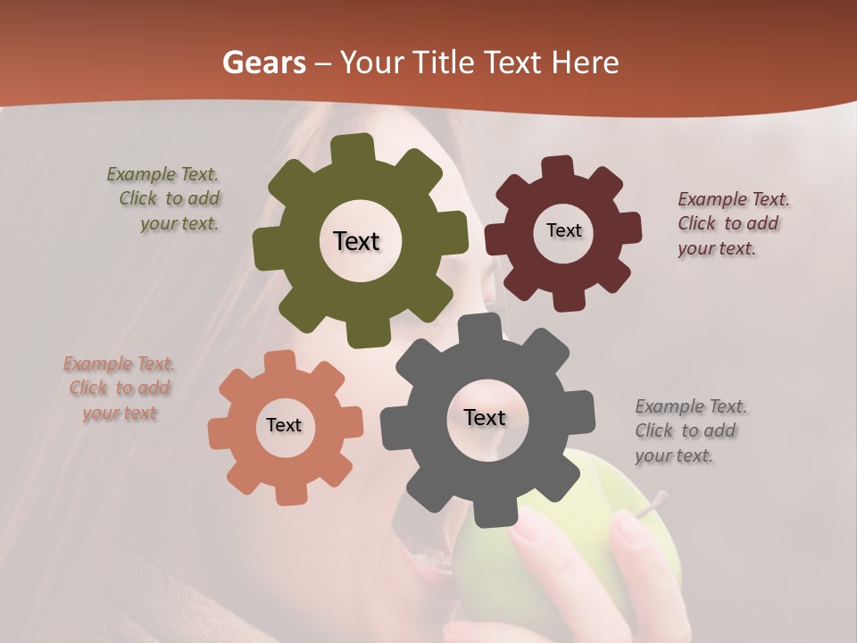 Nature Hair Looking PowerPoint Template