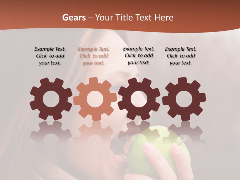 Nature Hair Looking PowerPoint Template