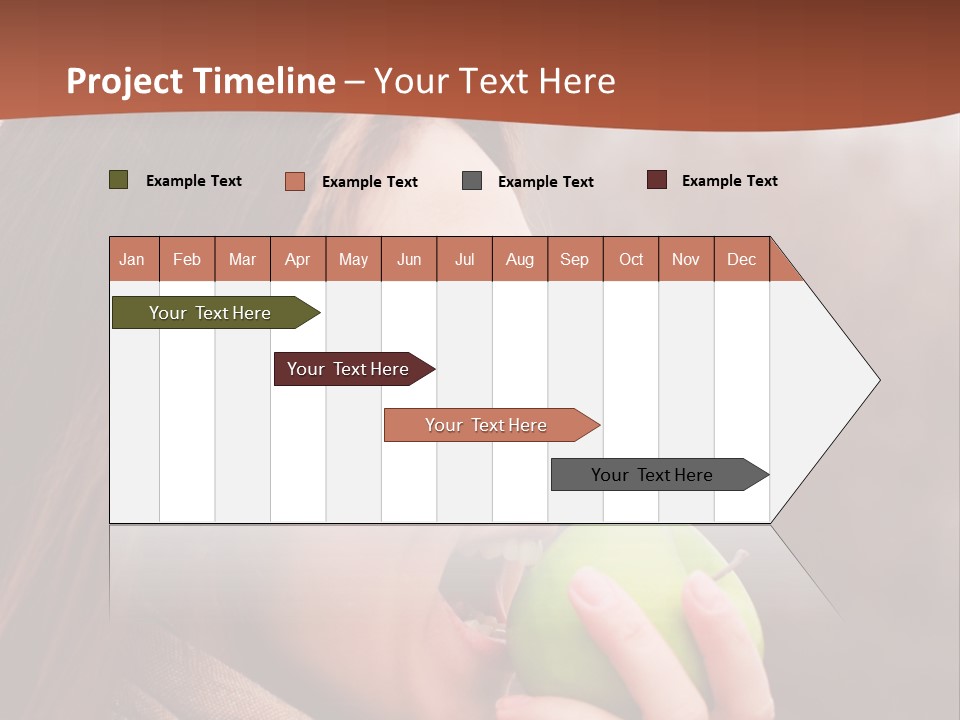 Nature Hair Looking PowerPoint Template