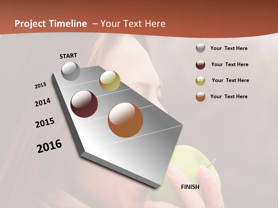 Nature Hair Looking PowerPoint Template