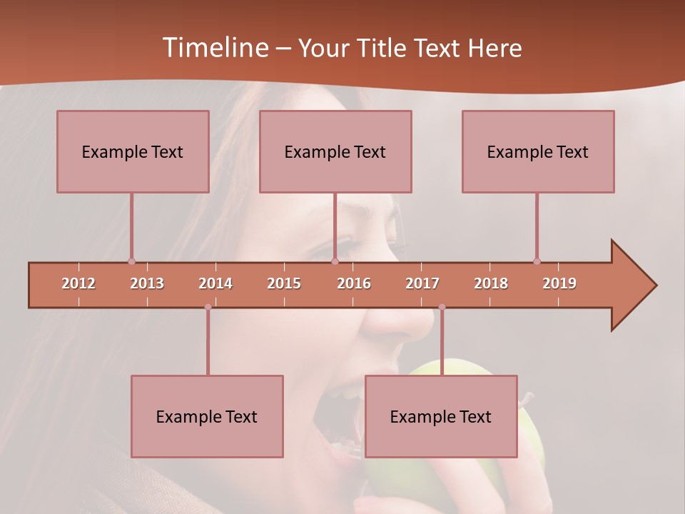 Nature Hair Looking PowerPoint Template