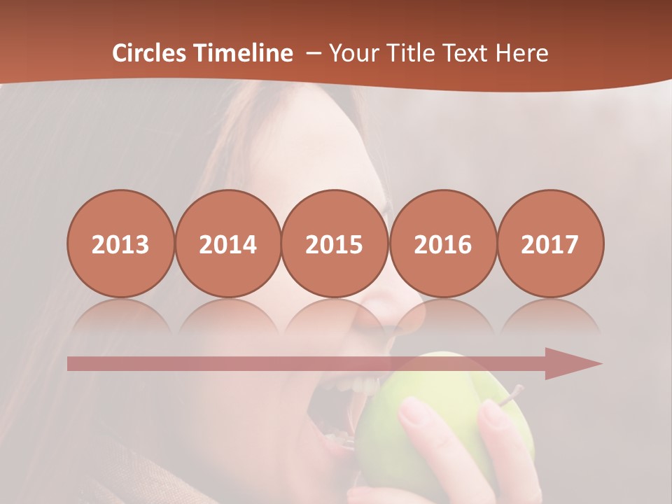 Nature Hair Looking PowerPoint Template