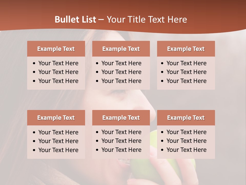 Nature Hair Looking PowerPoint Template