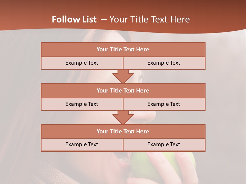 Nature Hair Looking PowerPoint Template