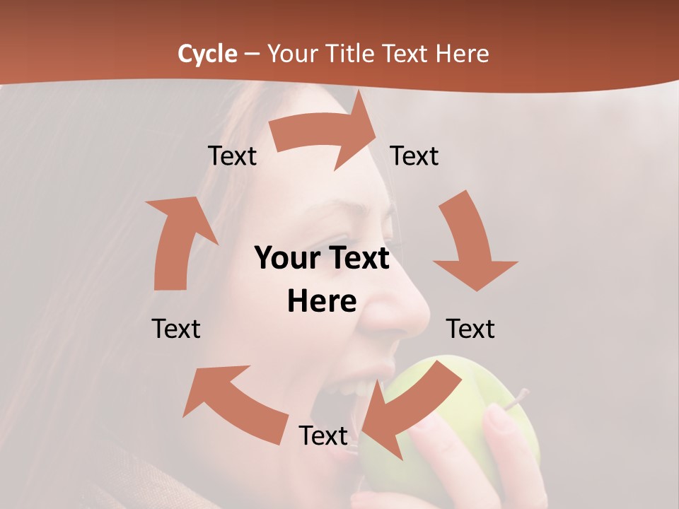 Nature Hair Looking PowerPoint Template