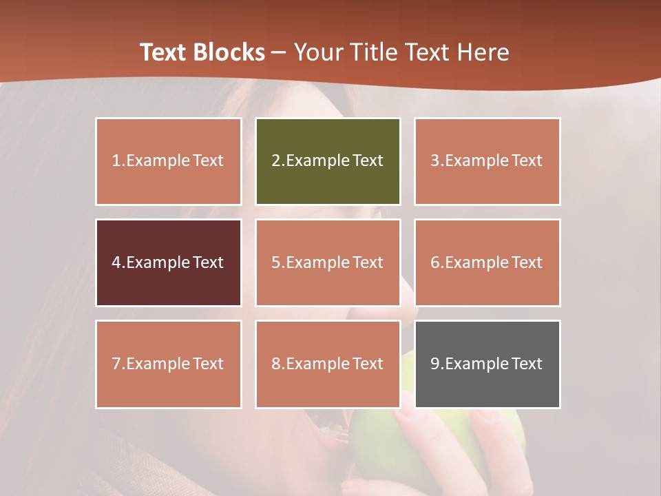 Nature Hair Looking PowerPoint Template