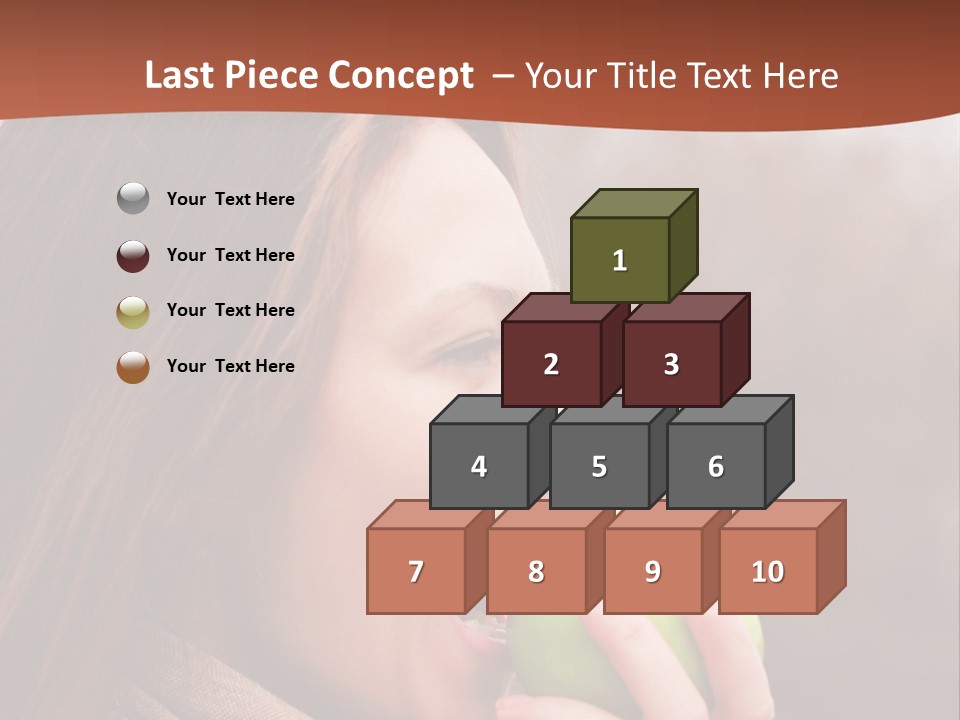 Nature Hair Looking PowerPoint Template