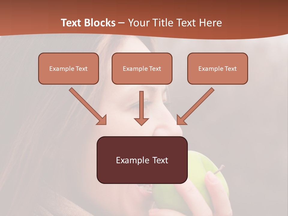 Nature Hair Looking PowerPoint Template