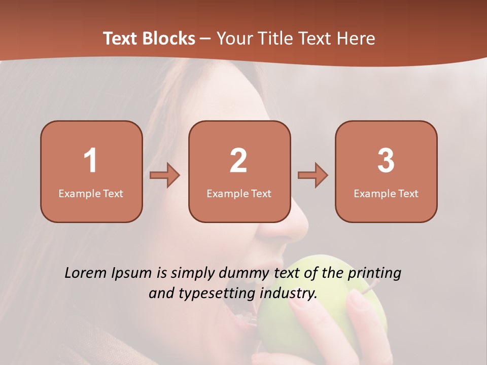 Nature Hair Looking PowerPoint Template