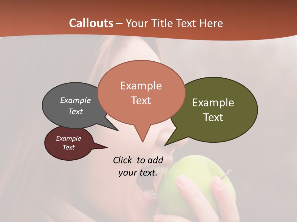 Nature Hair Looking PowerPoint Template