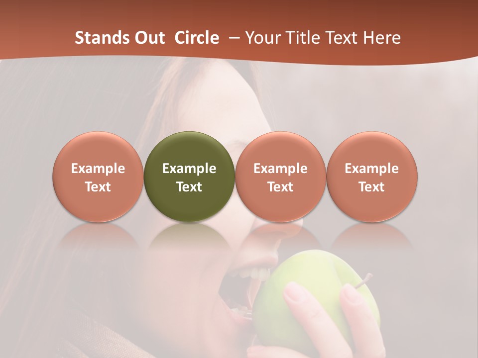 Nature Hair Looking PowerPoint Template