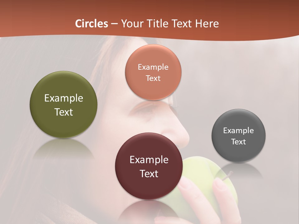 Nature Hair Looking PowerPoint Template