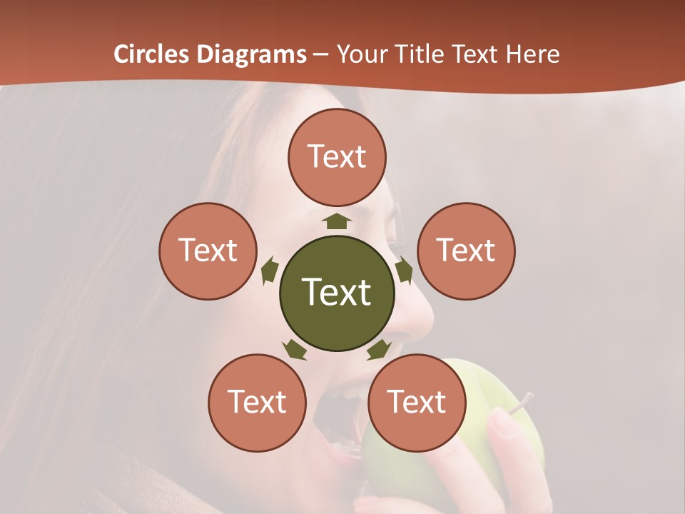 Nature Hair Looking PowerPoint Template