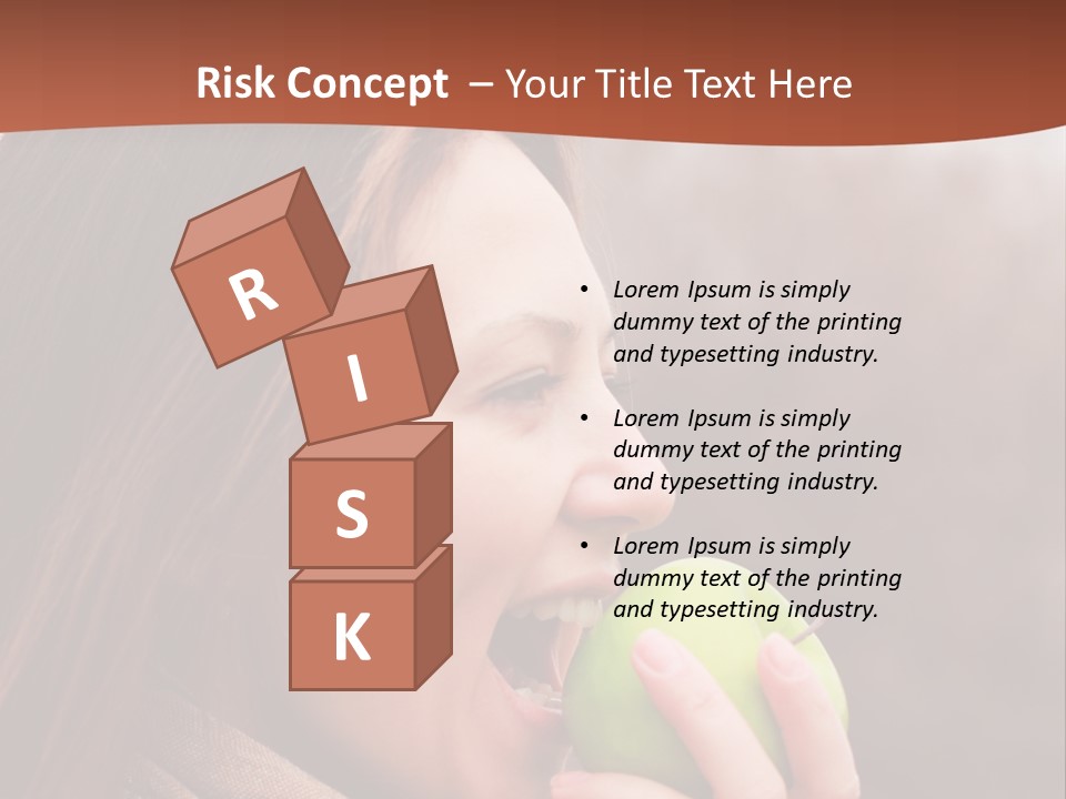 Nature Hair Looking PowerPoint Template