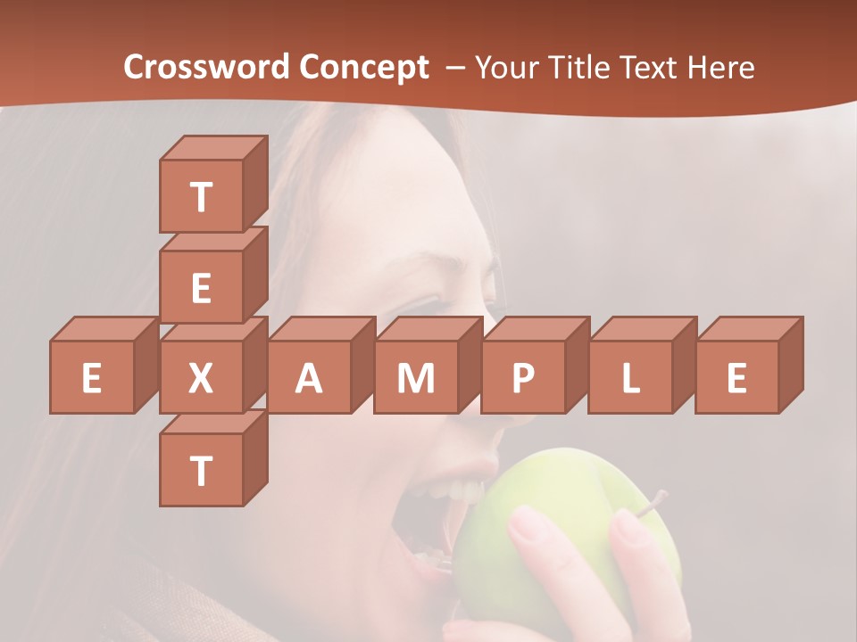 Nature Hair Looking PowerPoint Template