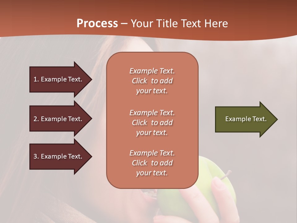 Nature Hair Looking PowerPoint Template