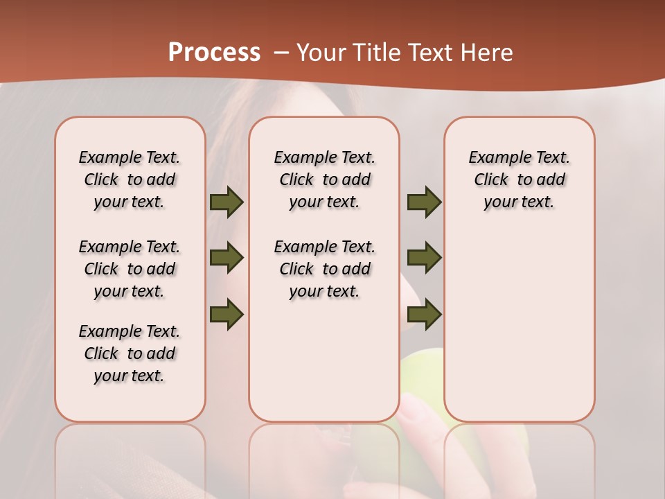 Nature Hair Looking PowerPoint Template
