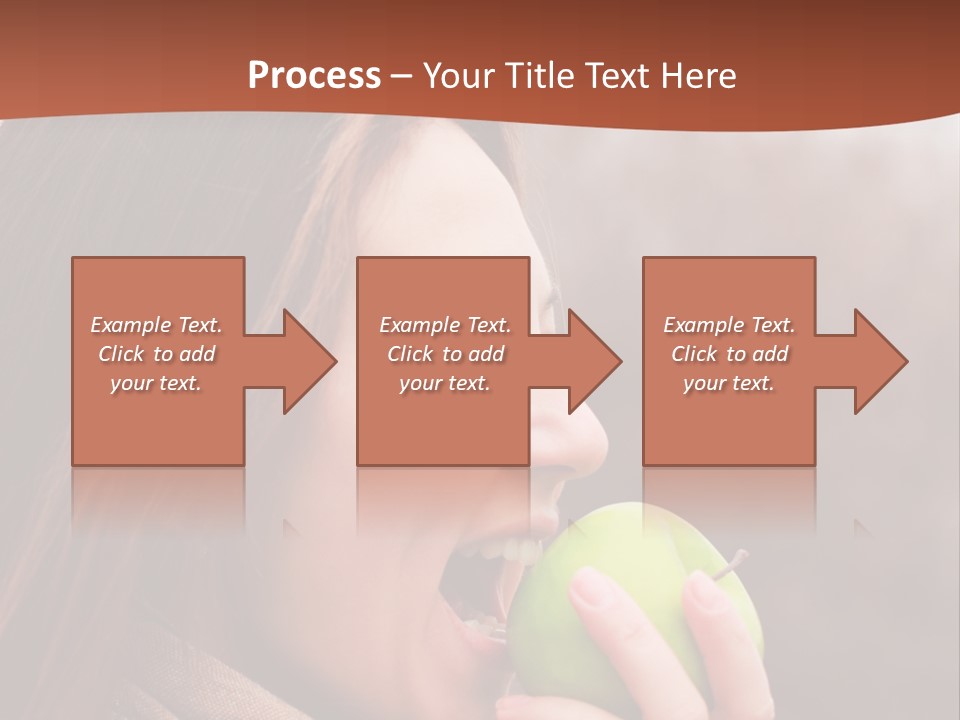 Nature Hair Looking PowerPoint Template