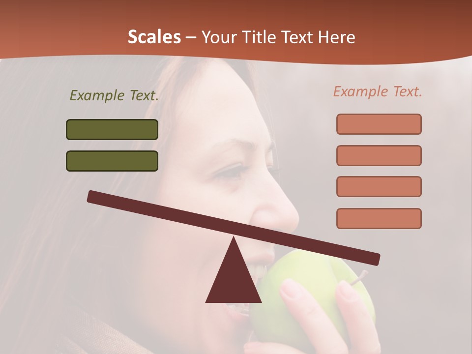 Nature Hair Looking PowerPoint Template