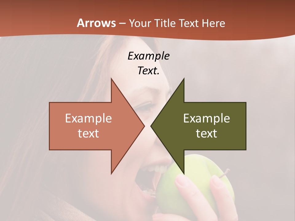 Nature Hair Looking PowerPoint Template