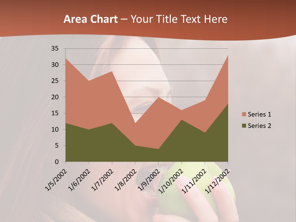 Nature Hair Looking PowerPoint Template