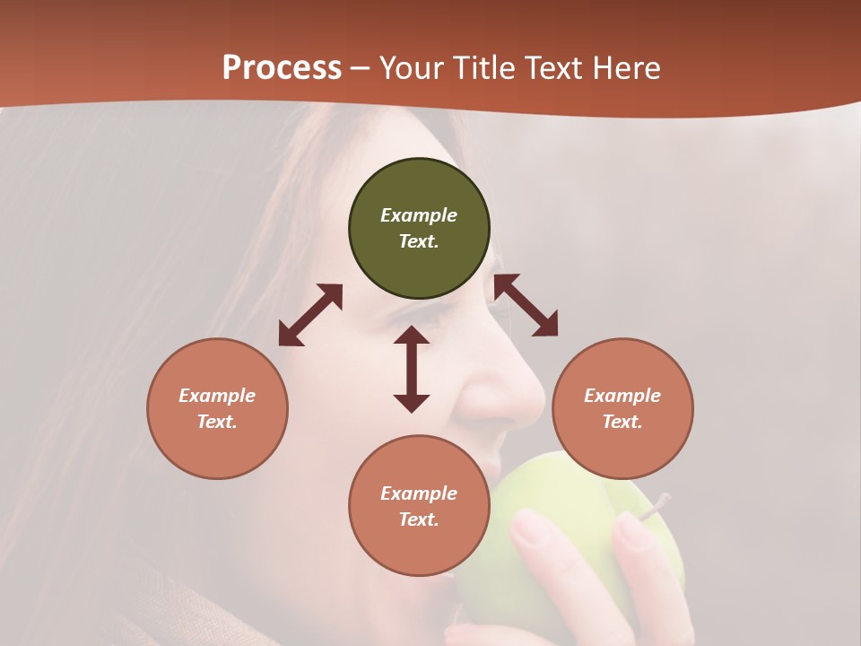 Nature Hair Looking PowerPoint Template