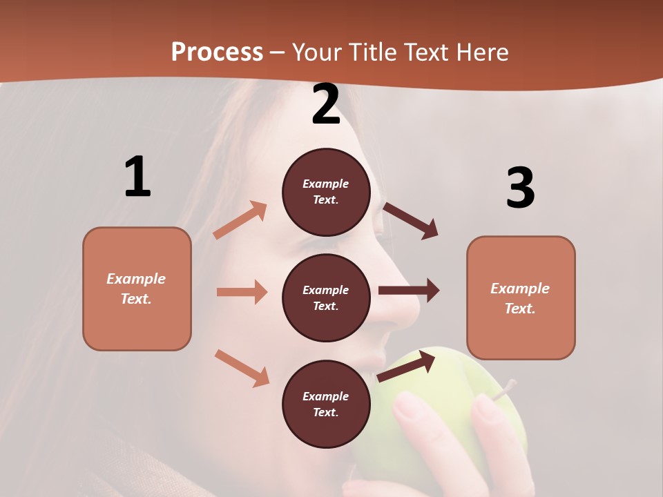 Nature Hair Looking PowerPoint Template