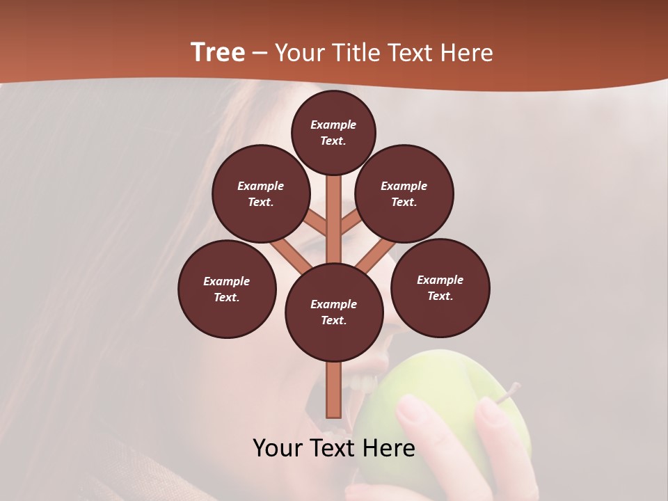 Nature Hair Looking PowerPoint Template