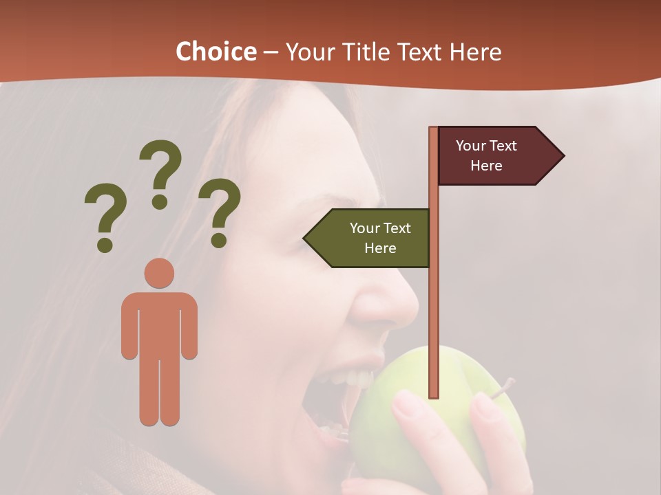 Nature Hair Looking PowerPoint Template