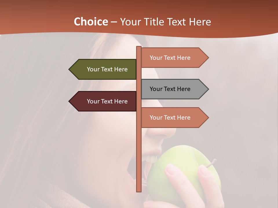 Nature Hair Looking PowerPoint Template