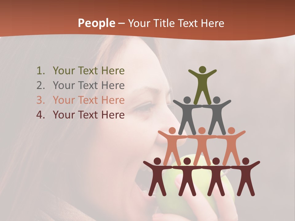 Nature Hair Looking PowerPoint Template