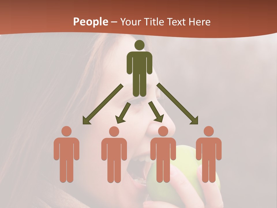 Nature Hair Looking PowerPoint Template