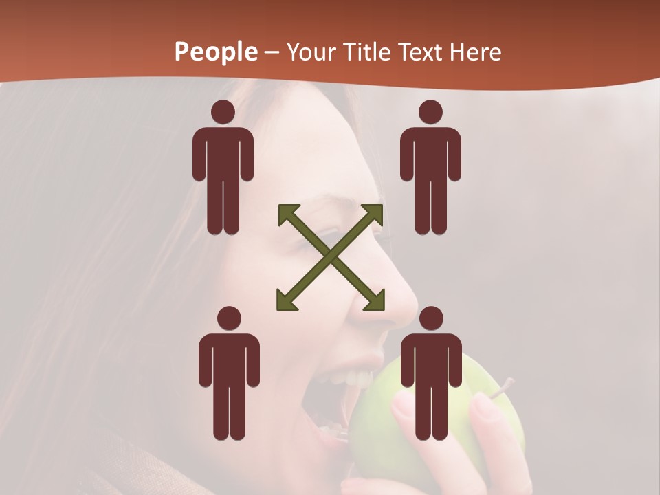 Nature Hair Looking PowerPoint Template