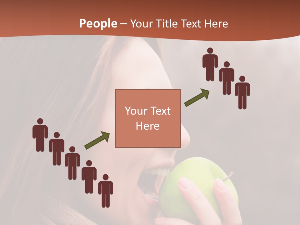 Nature Hair Looking PowerPoint Template