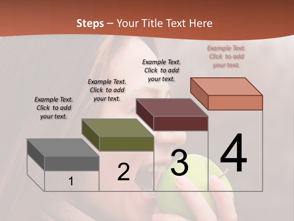 Nature Hair Looking PowerPoint Template