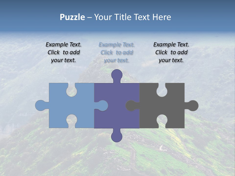 Rock Flowers Jewish PowerPoint Template