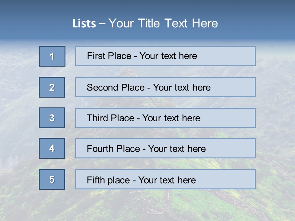 Rock Flowers Jewish PowerPoint Template