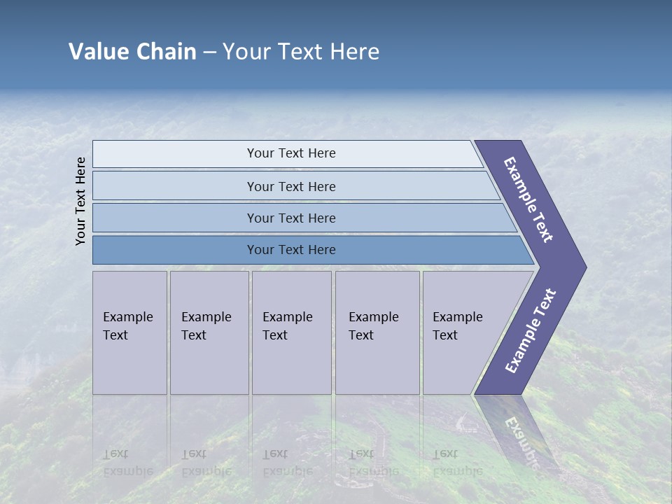 Rock Flowers Jewish PowerPoint Template