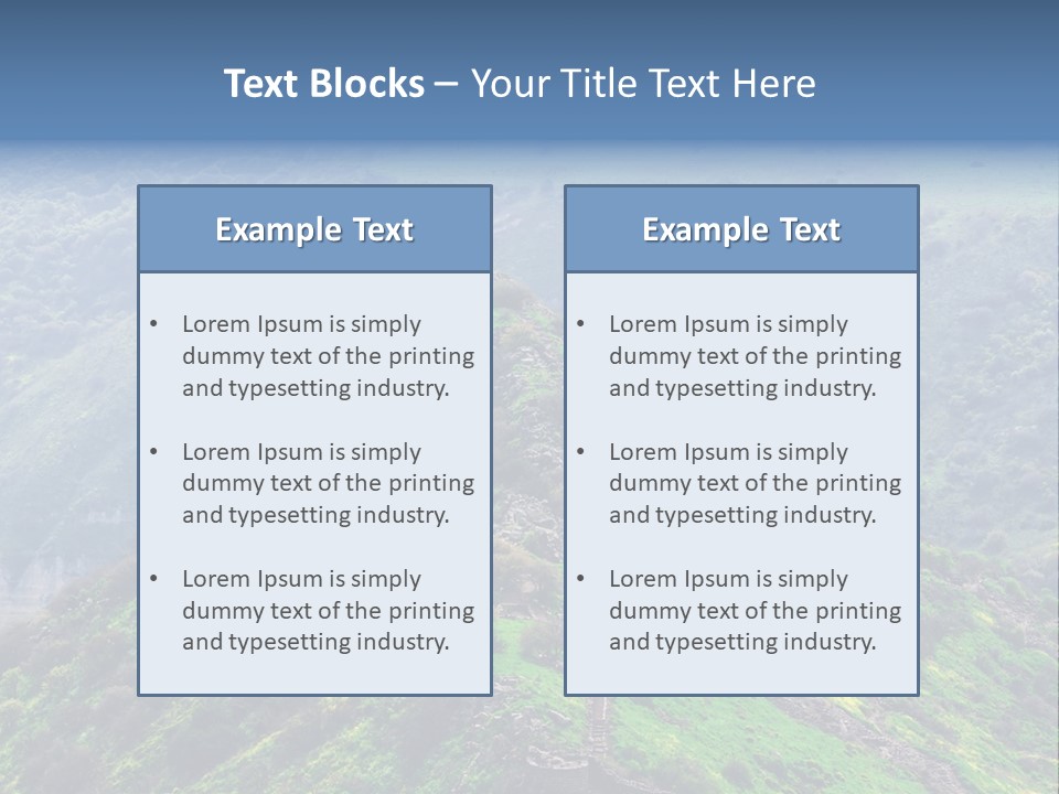 Rock Flowers Jewish PowerPoint Template