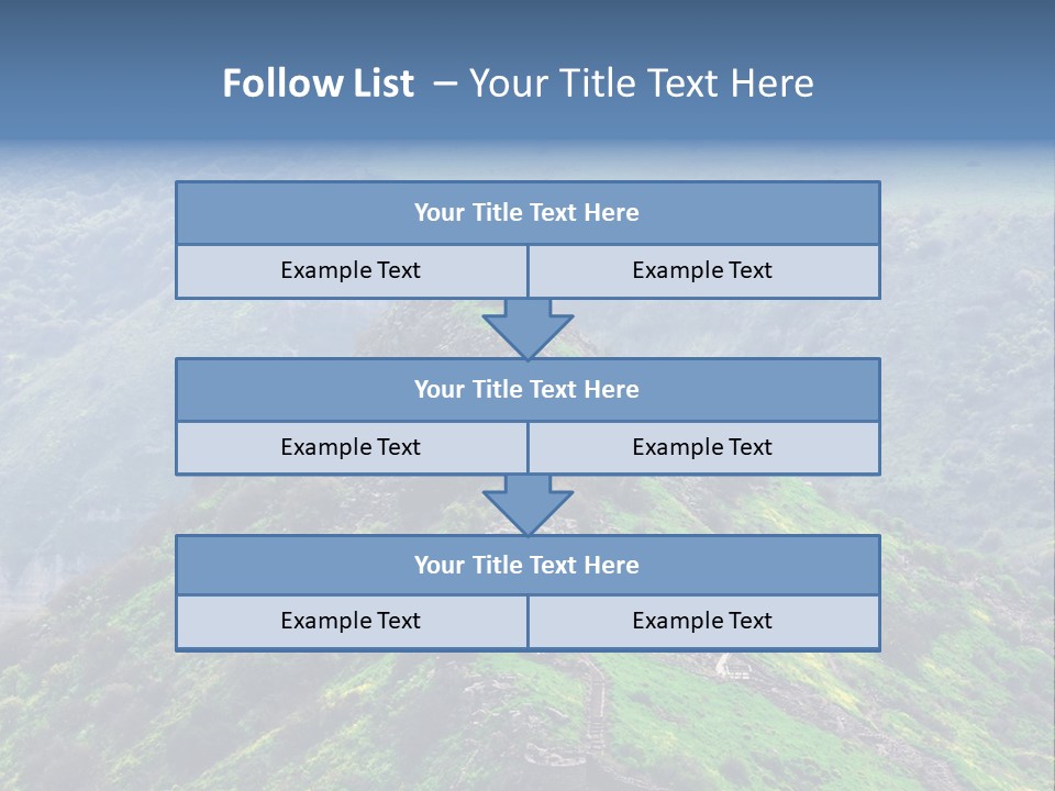 Rock Flowers Jewish PowerPoint Template