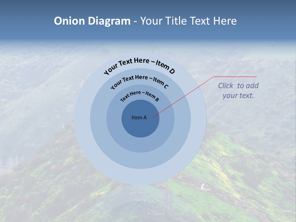 Rock Flowers Jewish PowerPoint Template