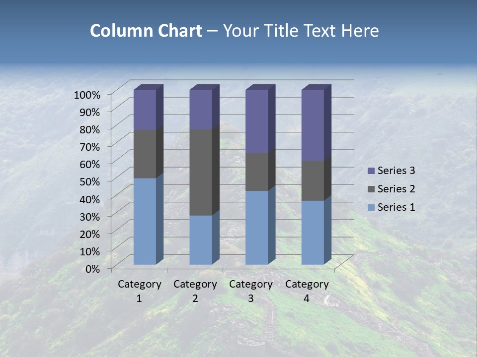 Rock Flowers Jewish PowerPoint Template