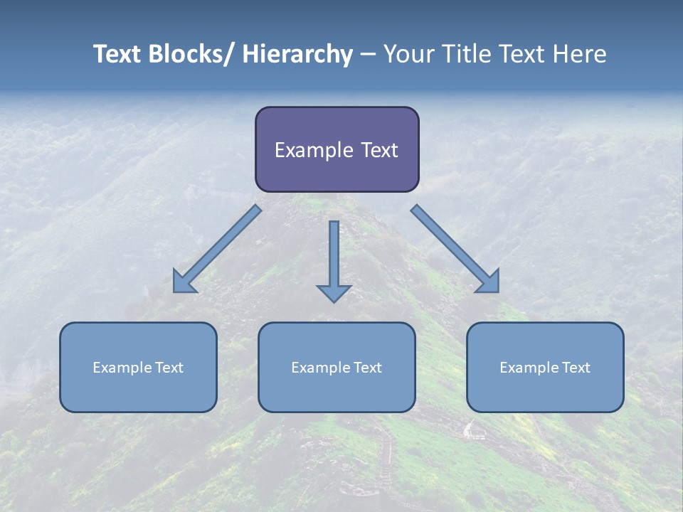 Rock Flowers Jewish PowerPoint Template