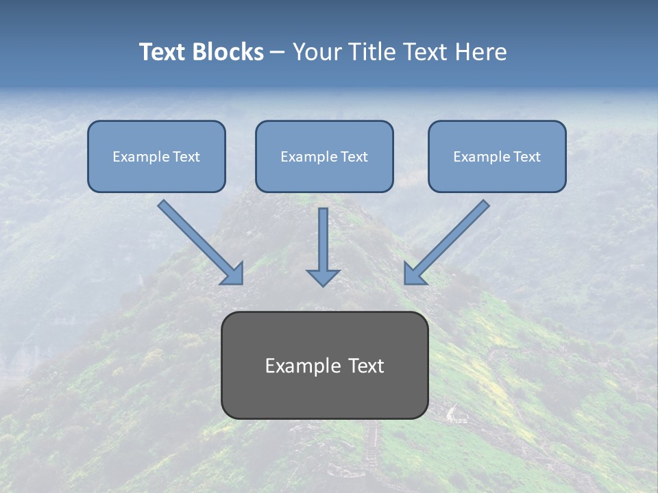 Rock Flowers Jewish PowerPoint Template