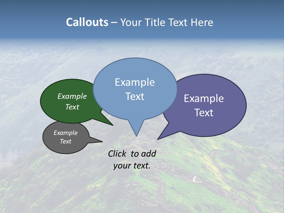 Rock Flowers Jewish PowerPoint Template