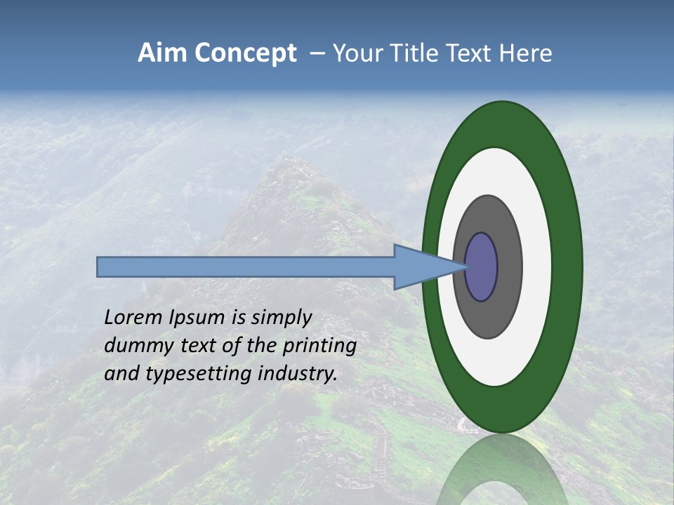 Rock Flowers Jewish PowerPoint Template